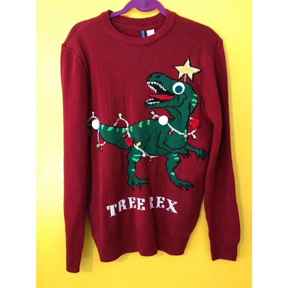 h&m tree rex sweater